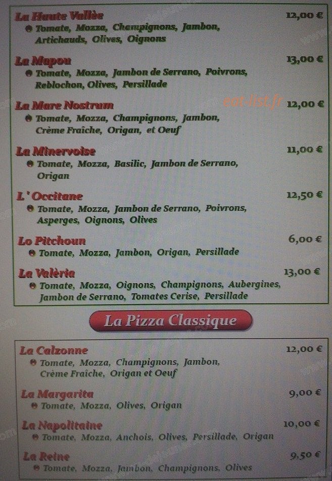 Le Comptoir des Etangs — carte page 2