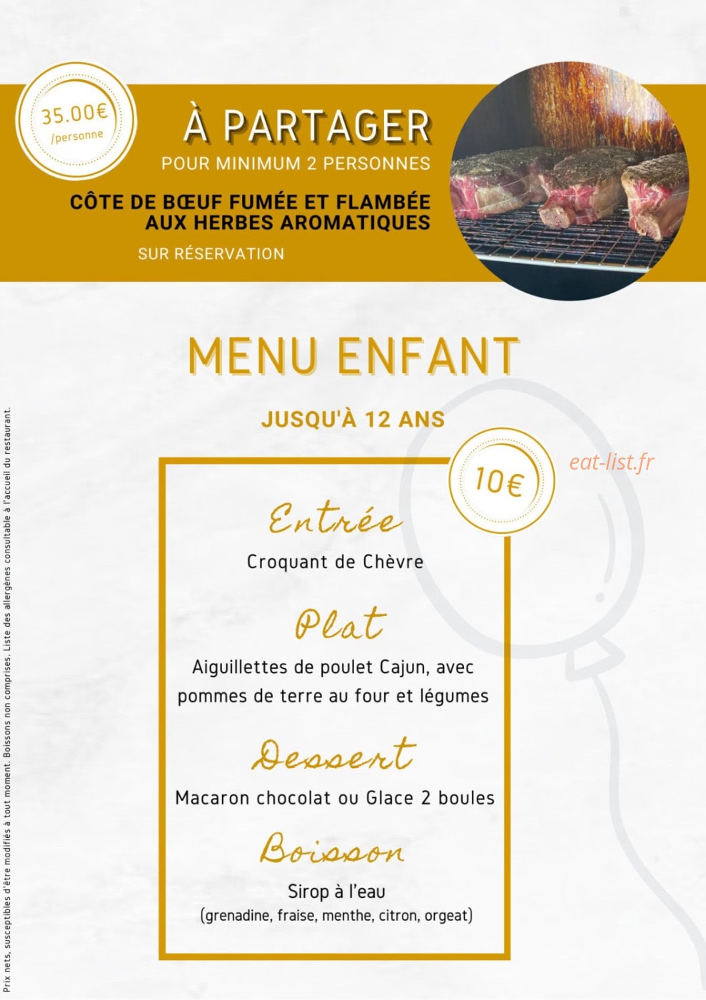 Le Grenache — carte page 3
