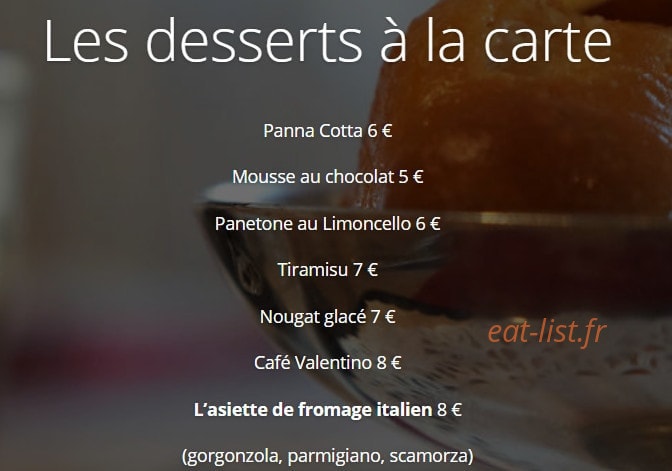 restaurant Le Refuge — carte page 3