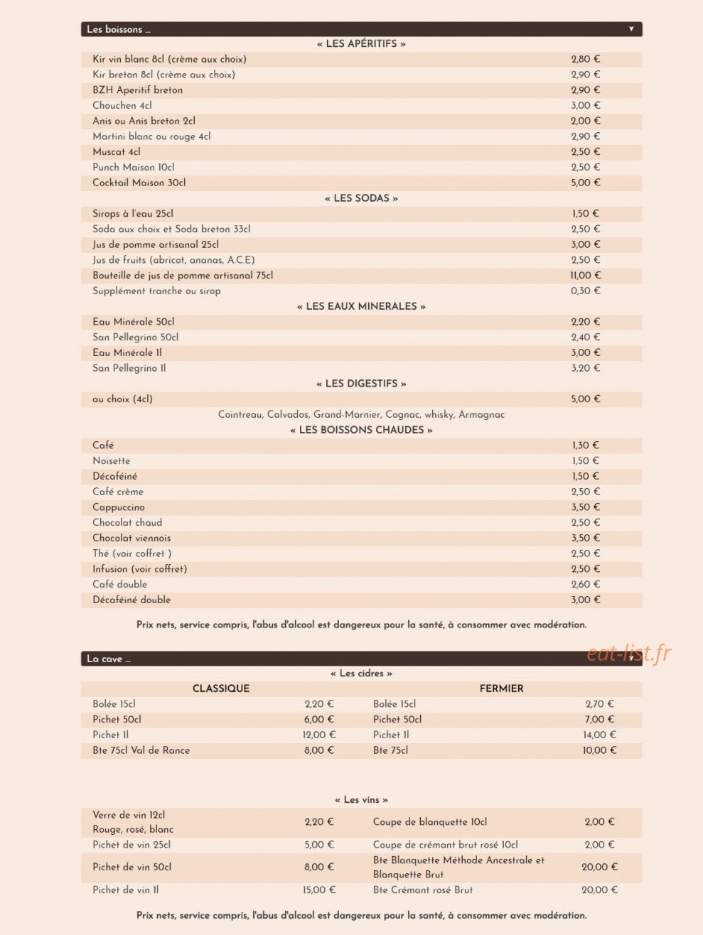 Le demi-sel — carte page 5