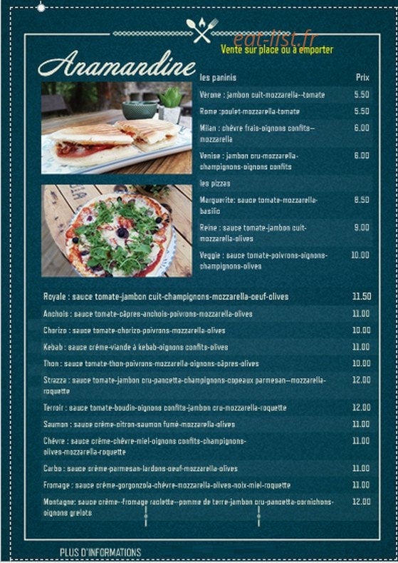 Anamandine — carte page 2
