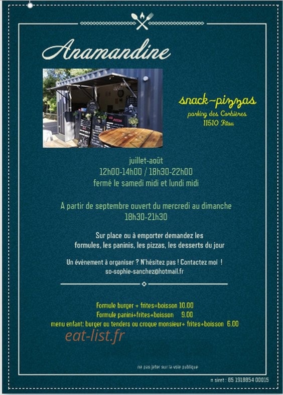 Anamandine — carte page 1
