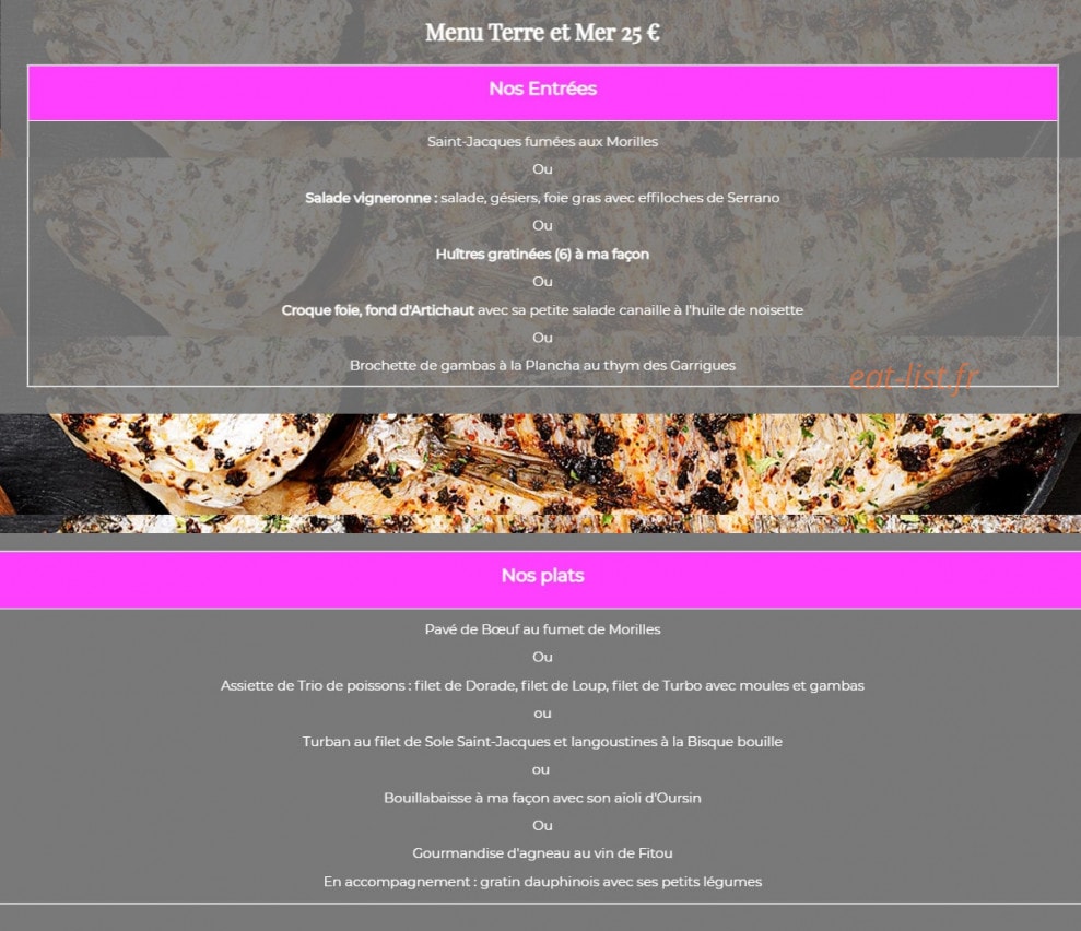 Chez Iris et Christophe — carte page 3