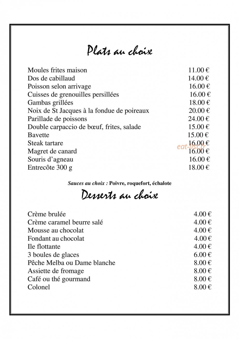 Chez Nous — carte page 3