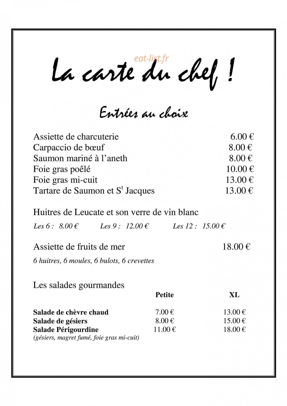 Chez Nous — carte page 2