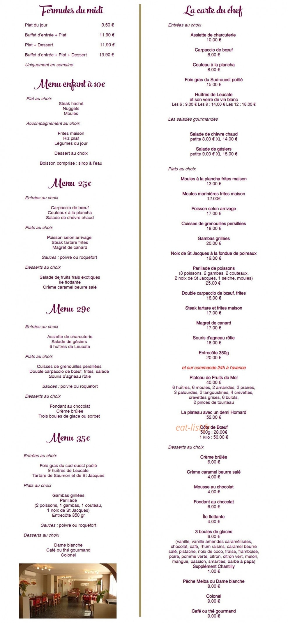 Chez Nous — carte page 4