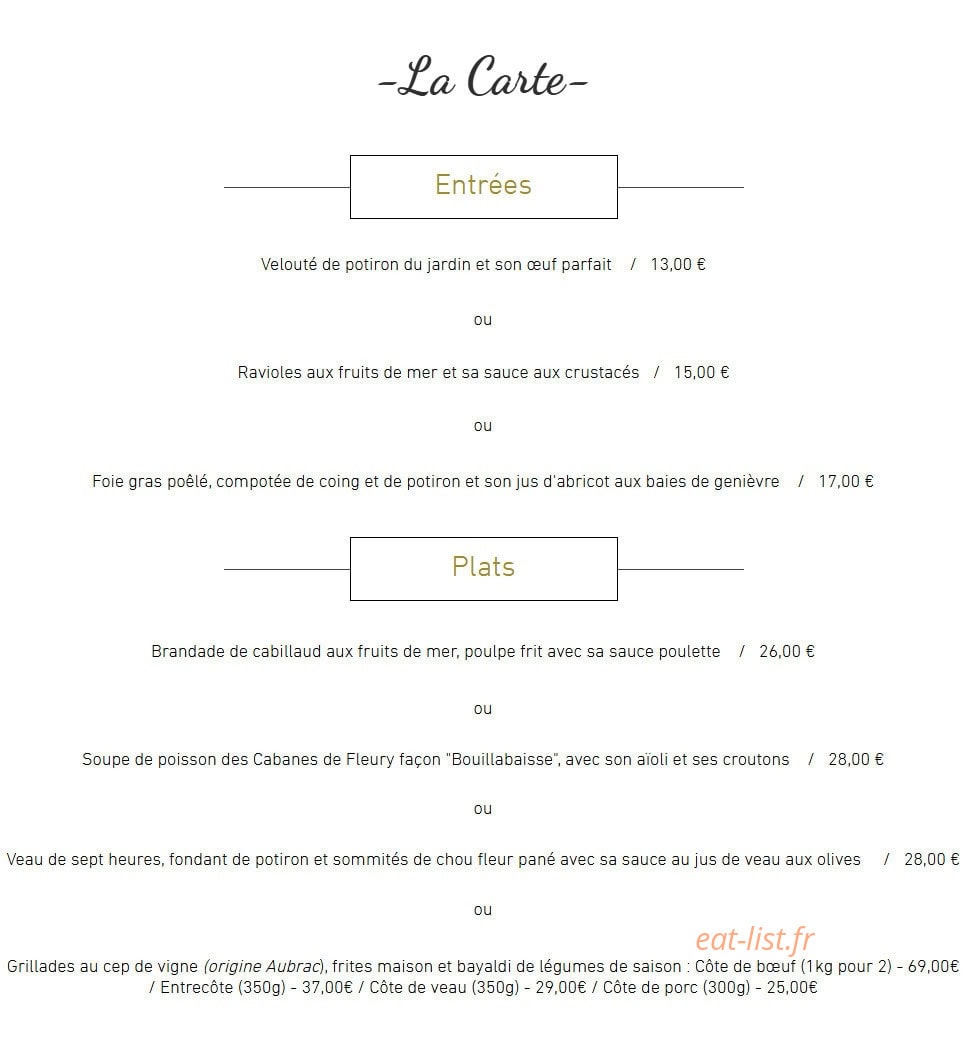Domaine La Tour La Pagèze — carte page 1