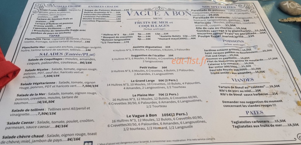 Vague A Bon — carte page 1