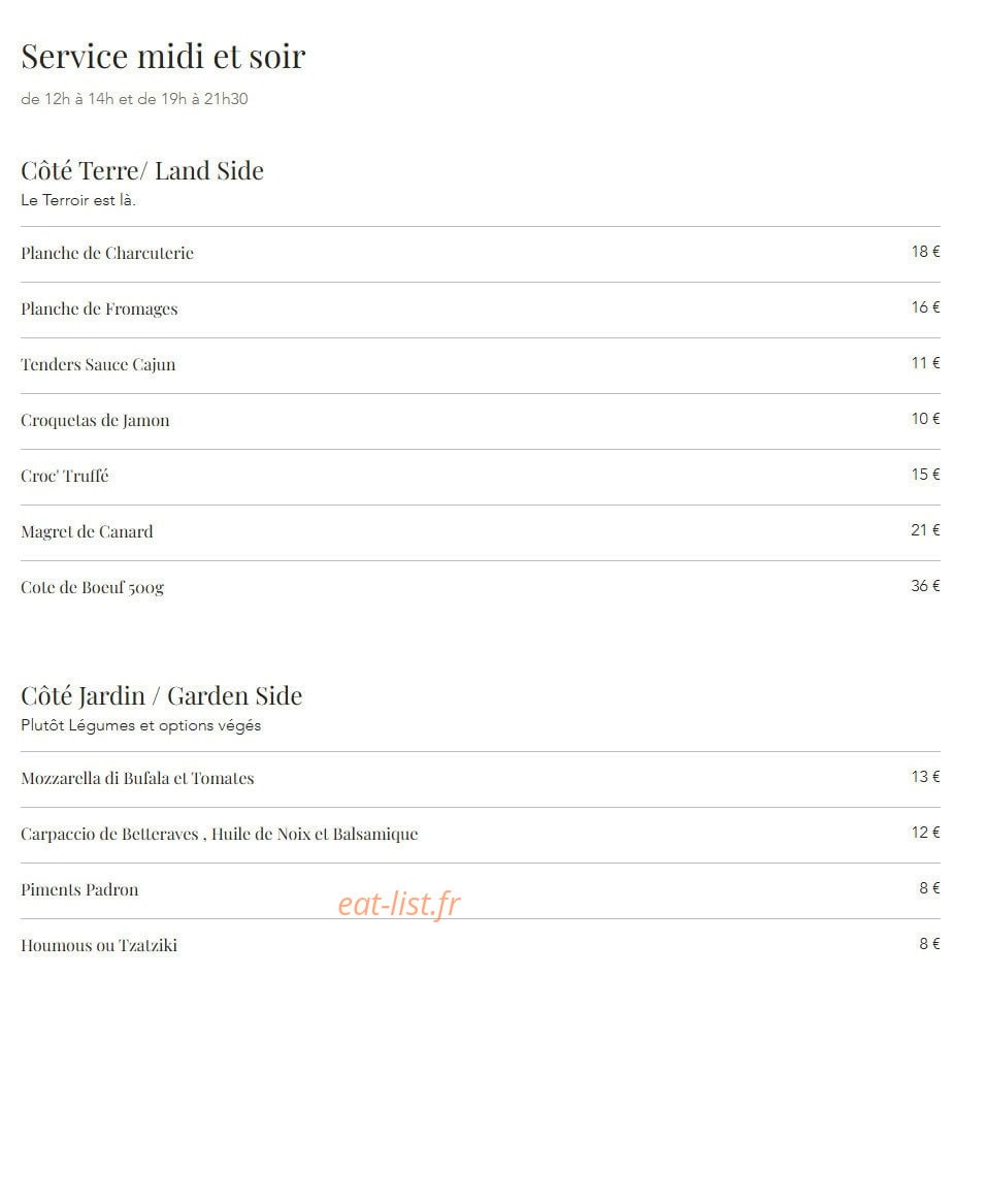 Bisou — carte page 1