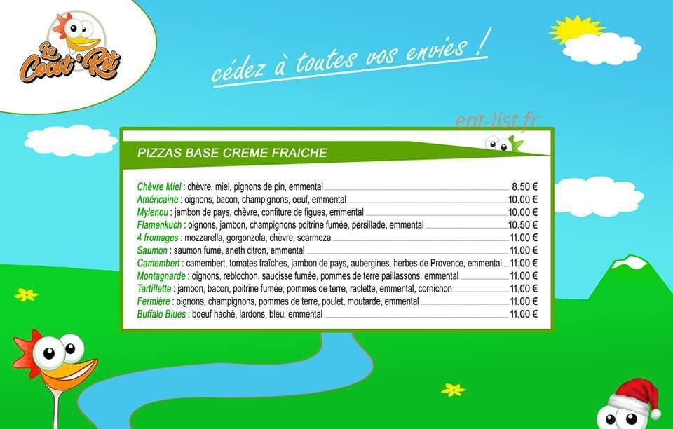 La Cocot' Rit — carte page 2