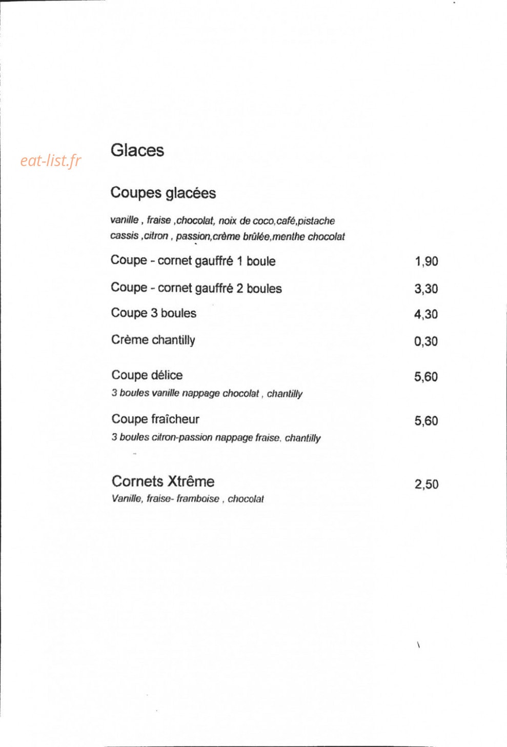 la buvette — carte page 4