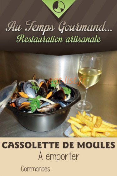 Au Temps Gourmand — carte page 2