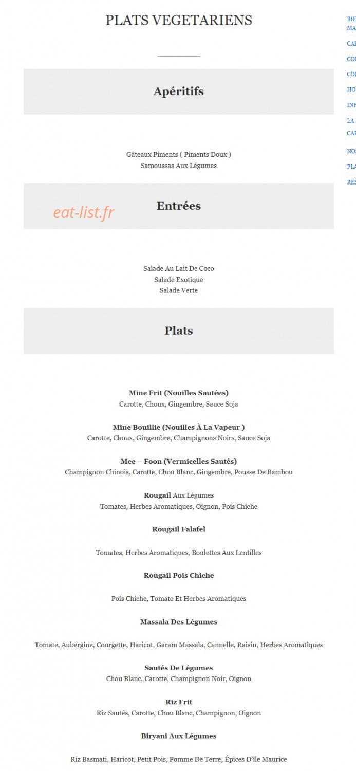La Passerelle — carte page 6
