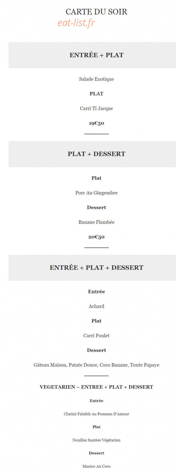 La Passerelle — carte page 7