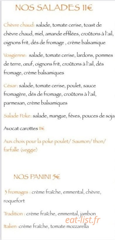 Villa Pizza — carte page 4