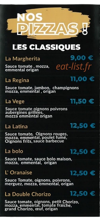 Bufala Pizza — carte page 2