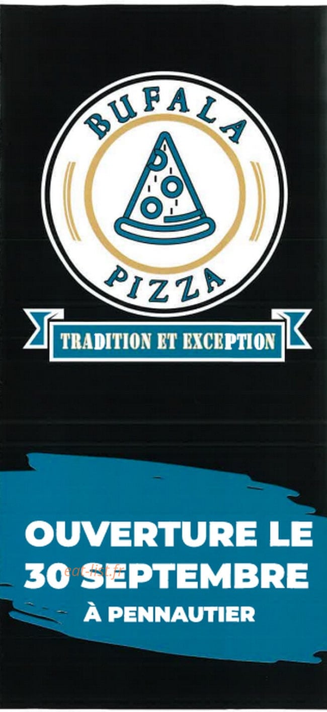 Bufala Pizza — carte page 1