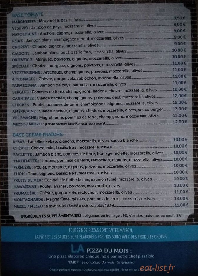 Boulevard Café Chez Bouca — carte page 2