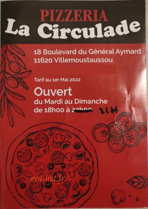 La circulade — carte page 1
