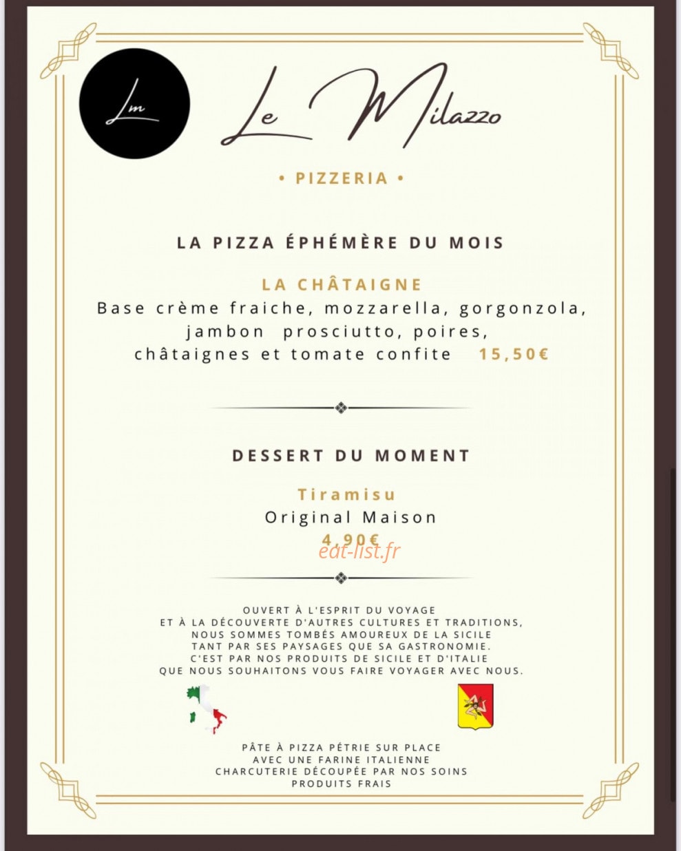 Le Milazzo — carte page 4