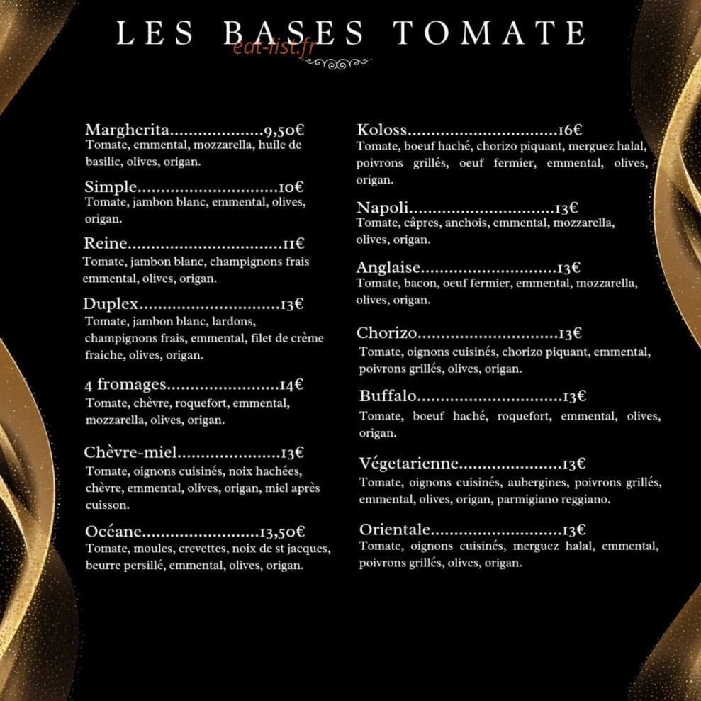 Pizza bella — carte page 3