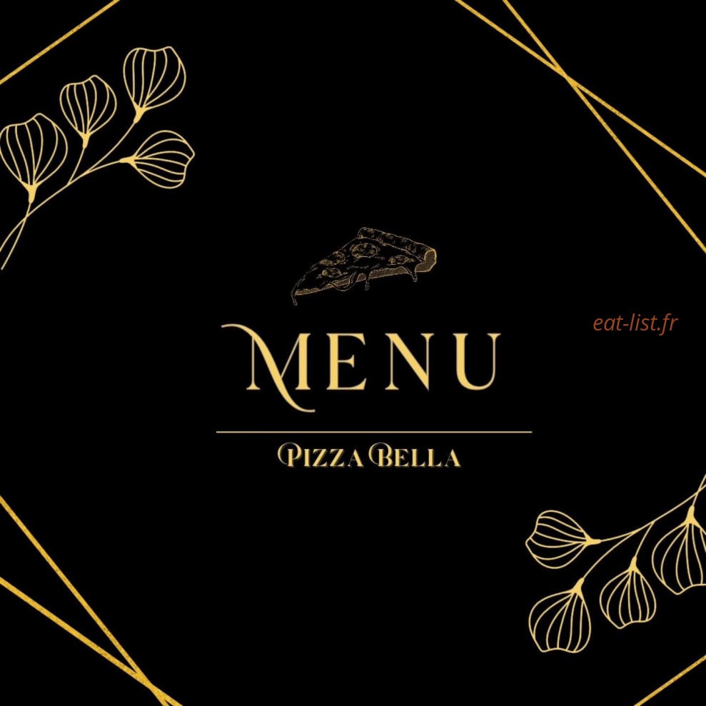 Pizza bella — carte page 1