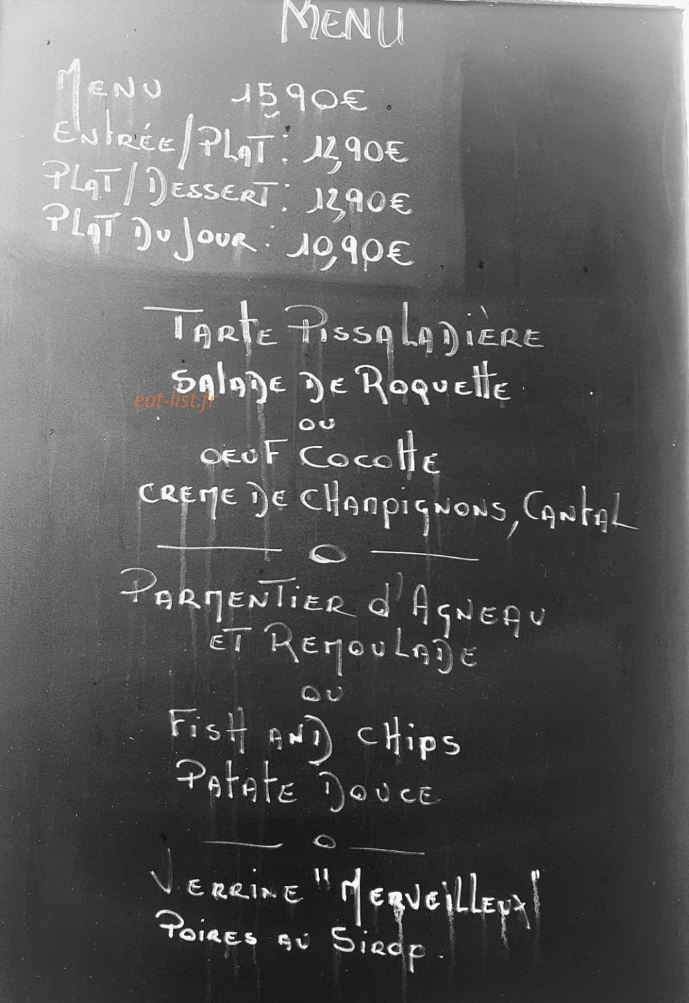 20 sur Vins — carte page 1