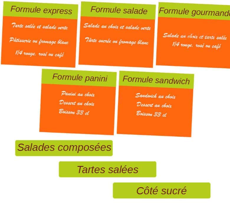A La Mascotte — carte page 1