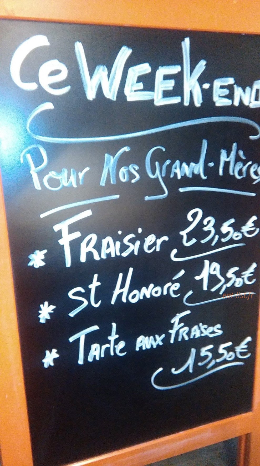 Boulangerie Victoire — carte page 1