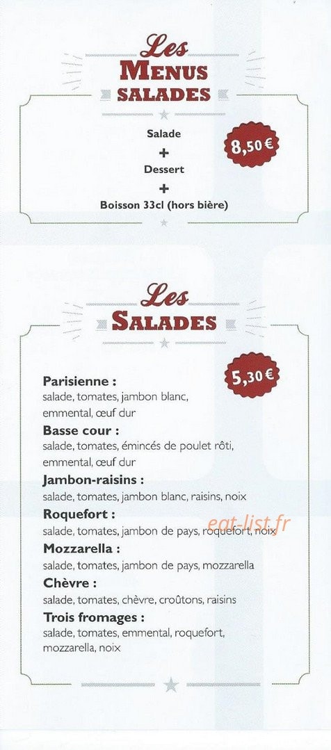 Cuisine et Comptoir — carte page 5