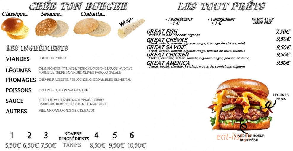 Great — carte page 1