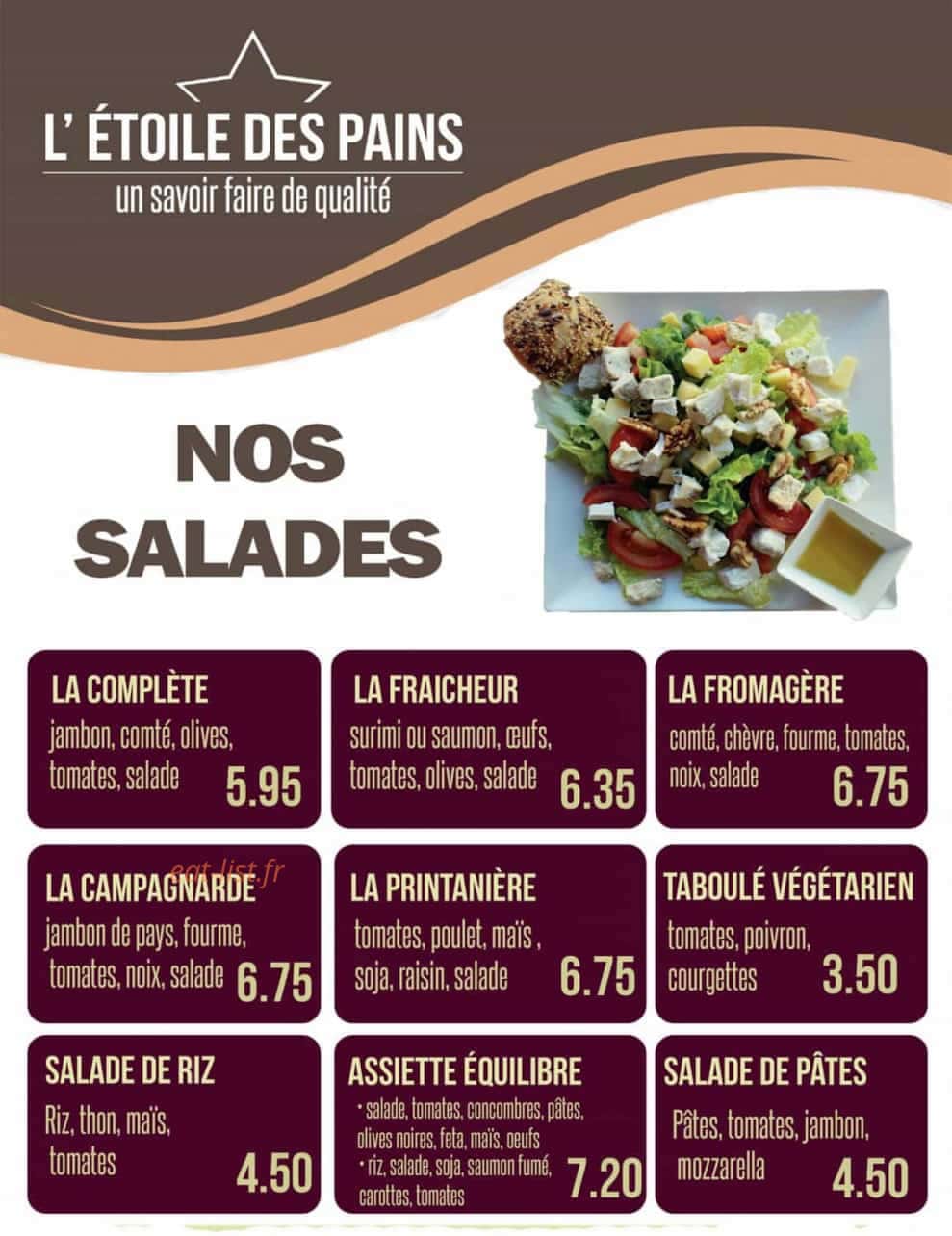 L'étoile des pains — carte page 2