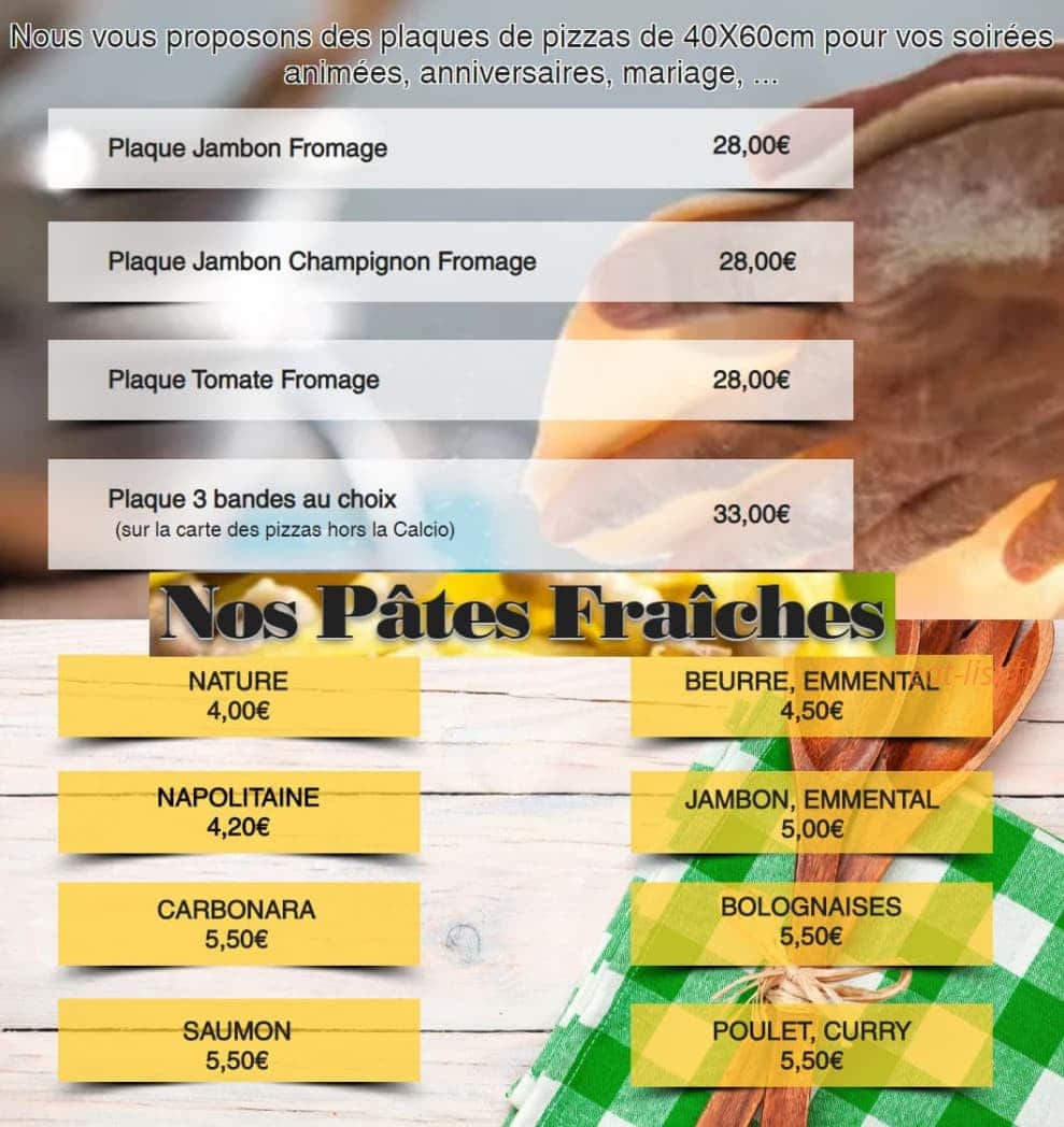 Le Calcio — carte page 3