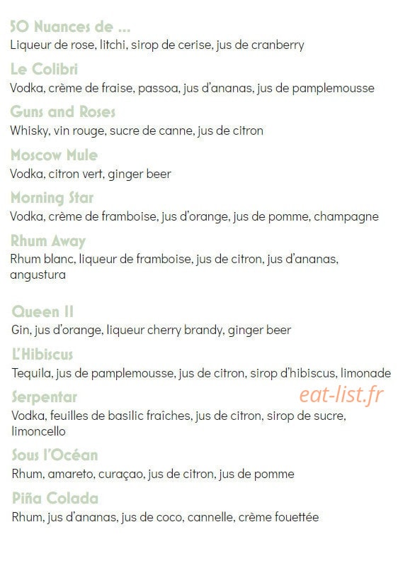 Le colibri — carte page 5