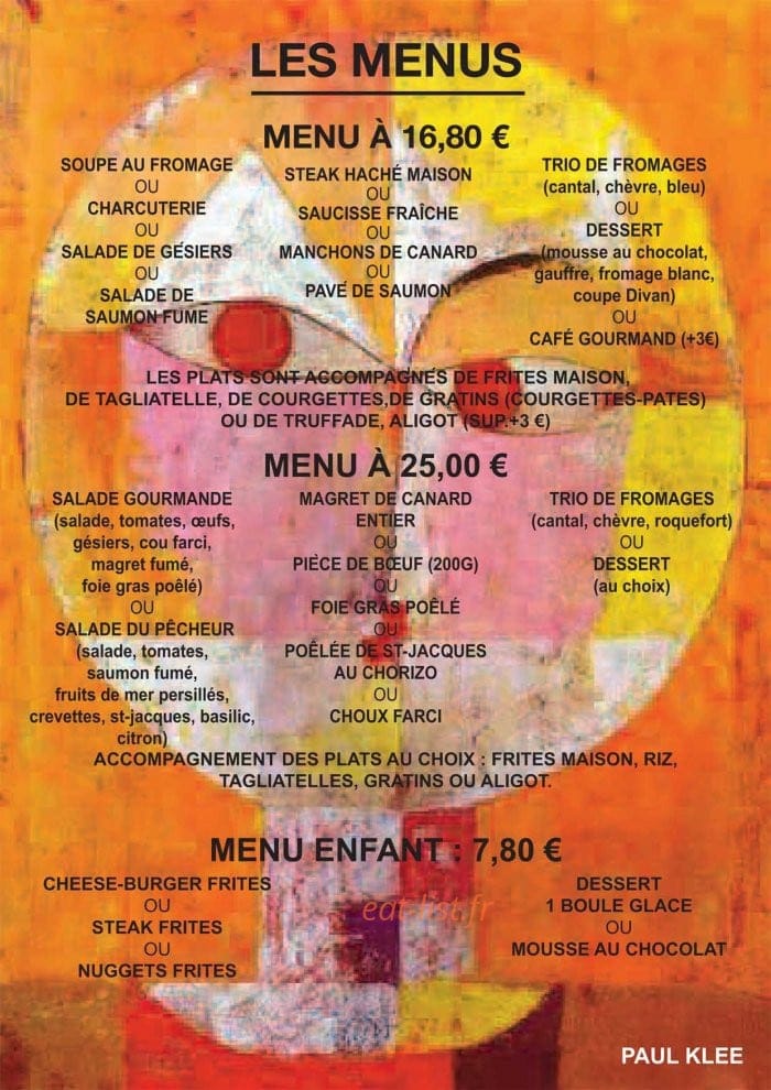 Le Divan — carte page 2