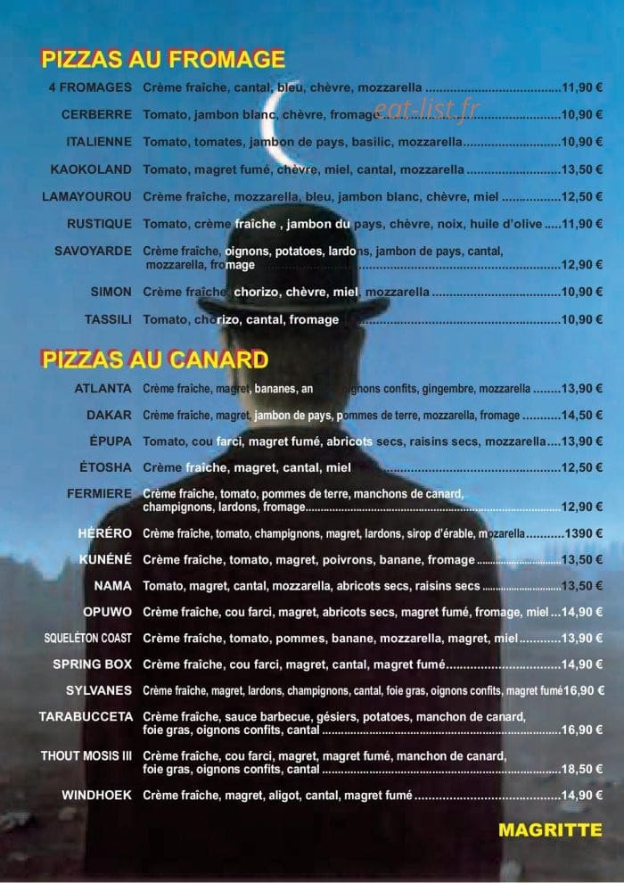 Le Divan — carte page 6