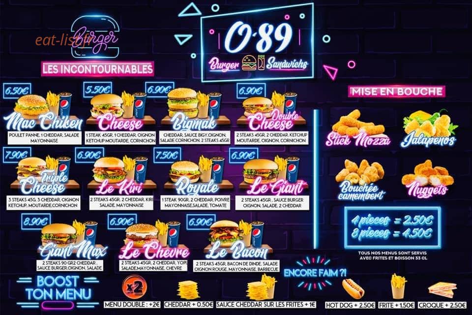 O’89 — carte page 1