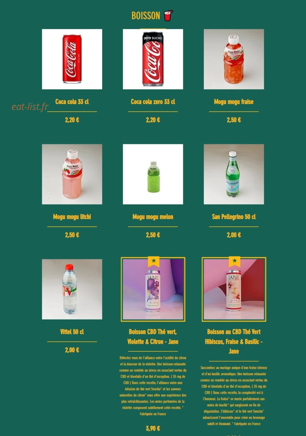 Paia Bowl — carte page 11