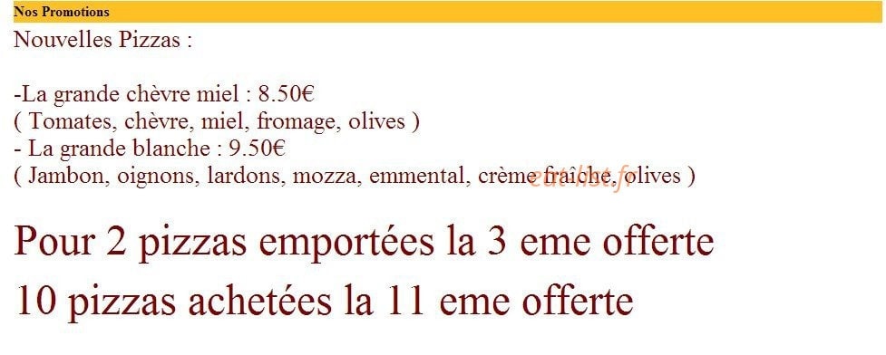 Pizz' à Rodez — carte page 4