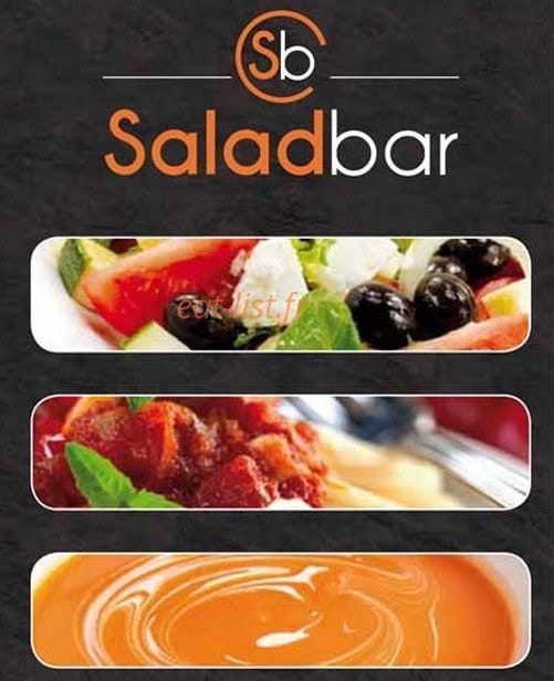 Saladbar Rodez — carte page 1