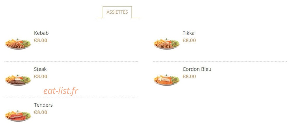 Sylhet Naan Kebab — carte page 6
