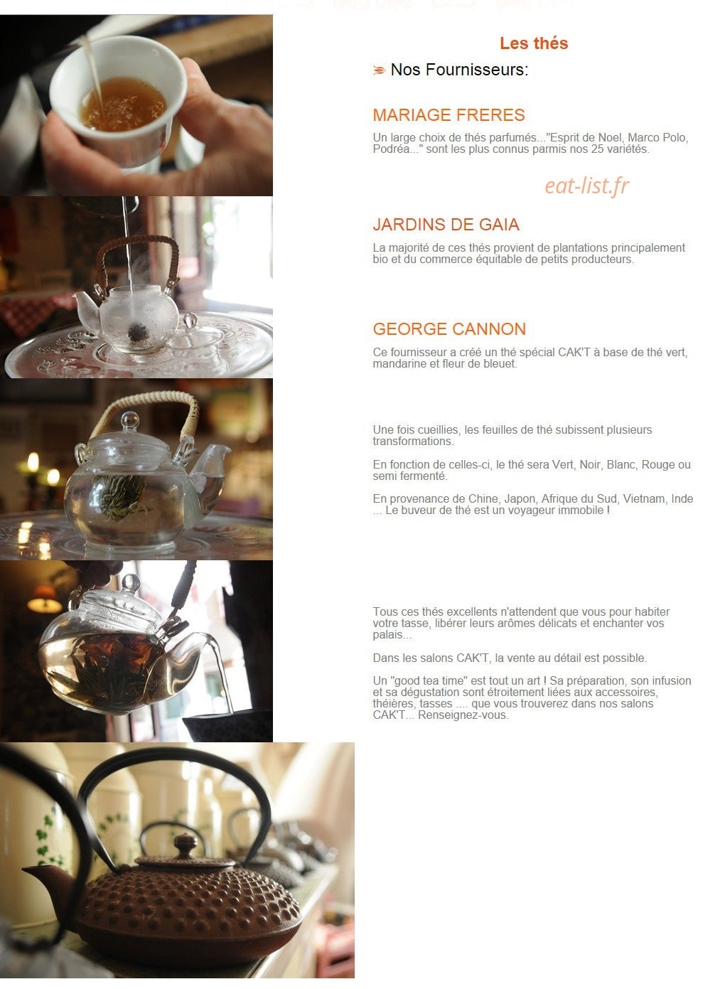 Cak't — carte page 3