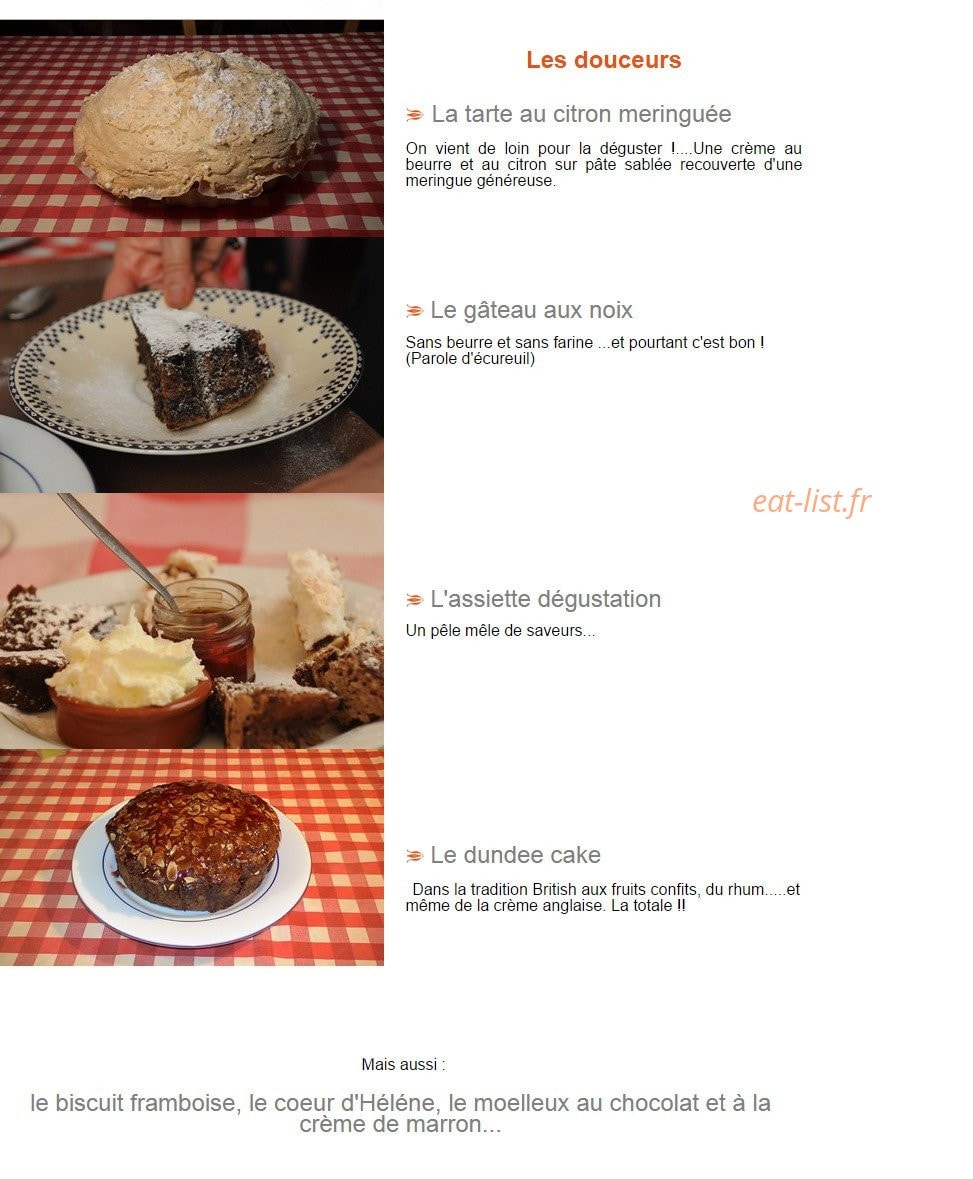 Cak't — carte page 2