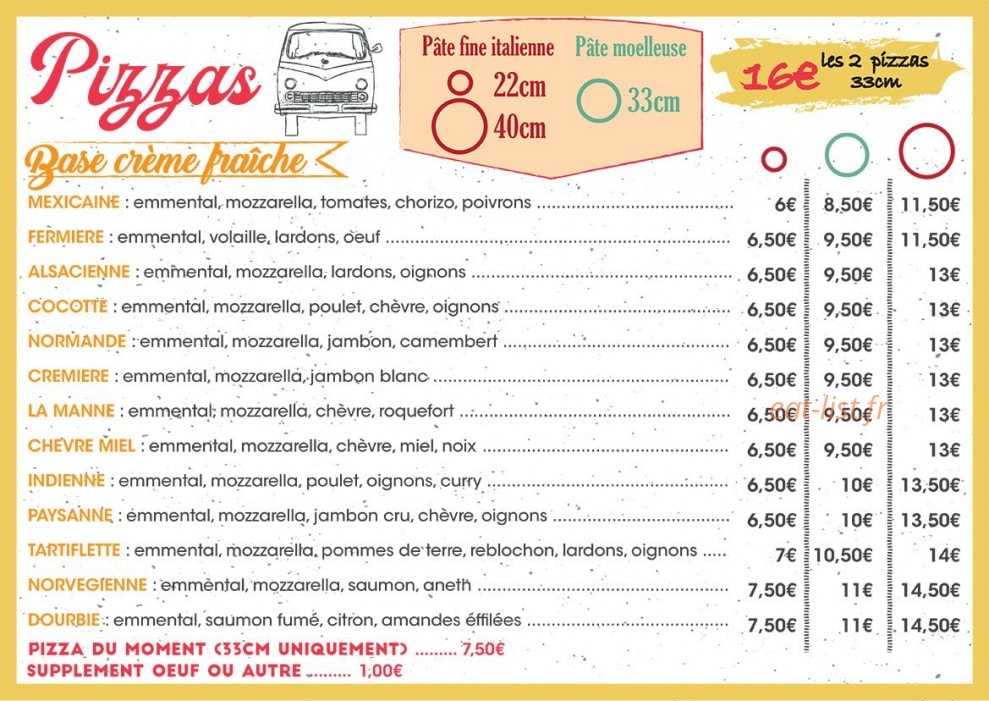 Charly and Food — carte page 6