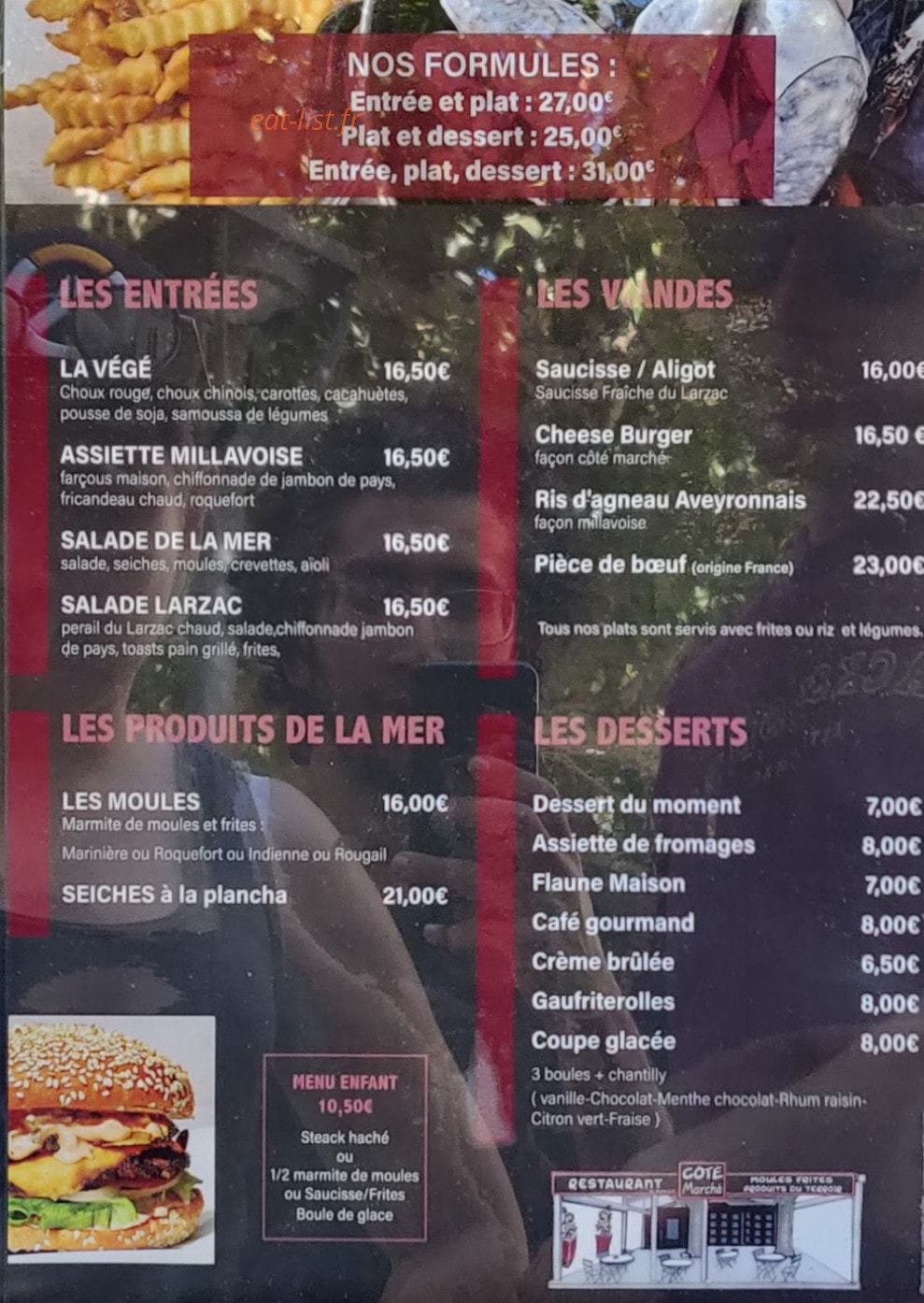 Côté Marché — carte page 1