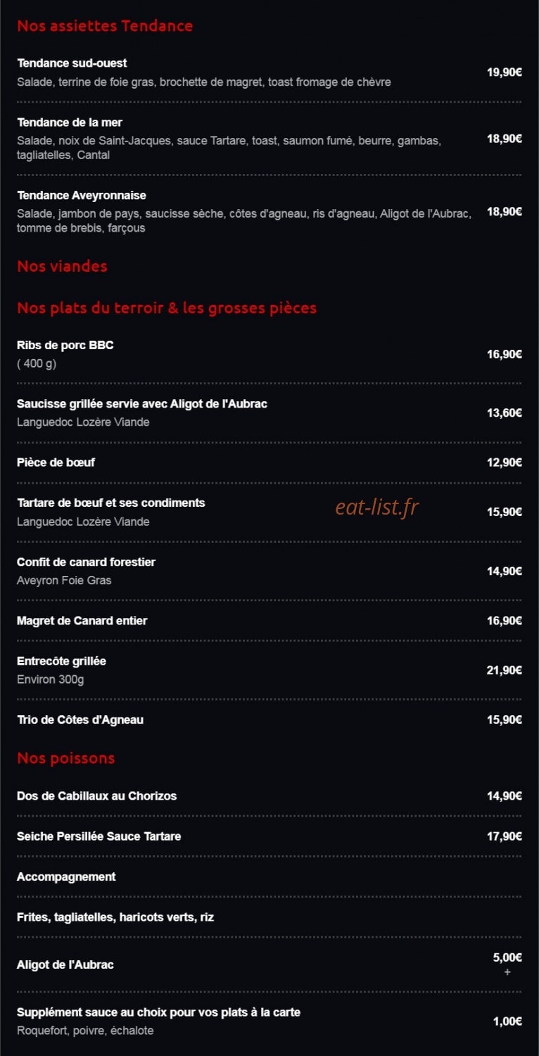Grill de la tour — carte page 2