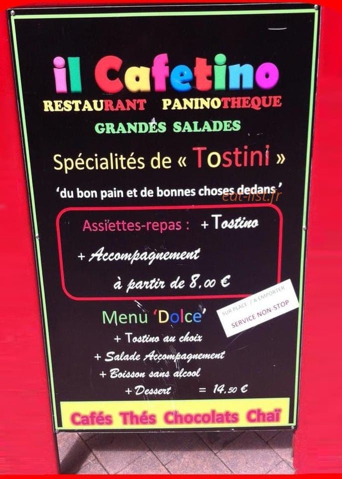 Il cafetino — carte page 2