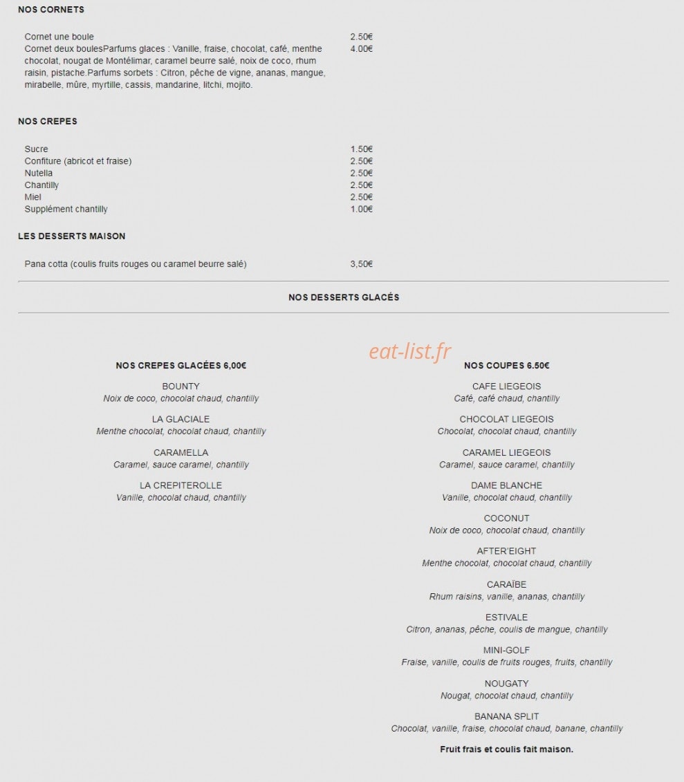 L'atelier pizza — carte page 2
