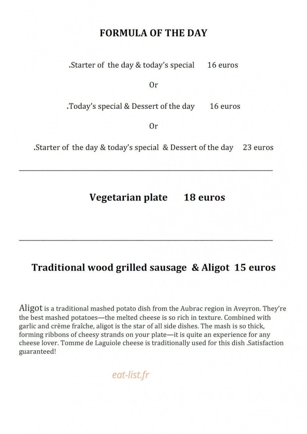 La Mangeoire — carte page 3