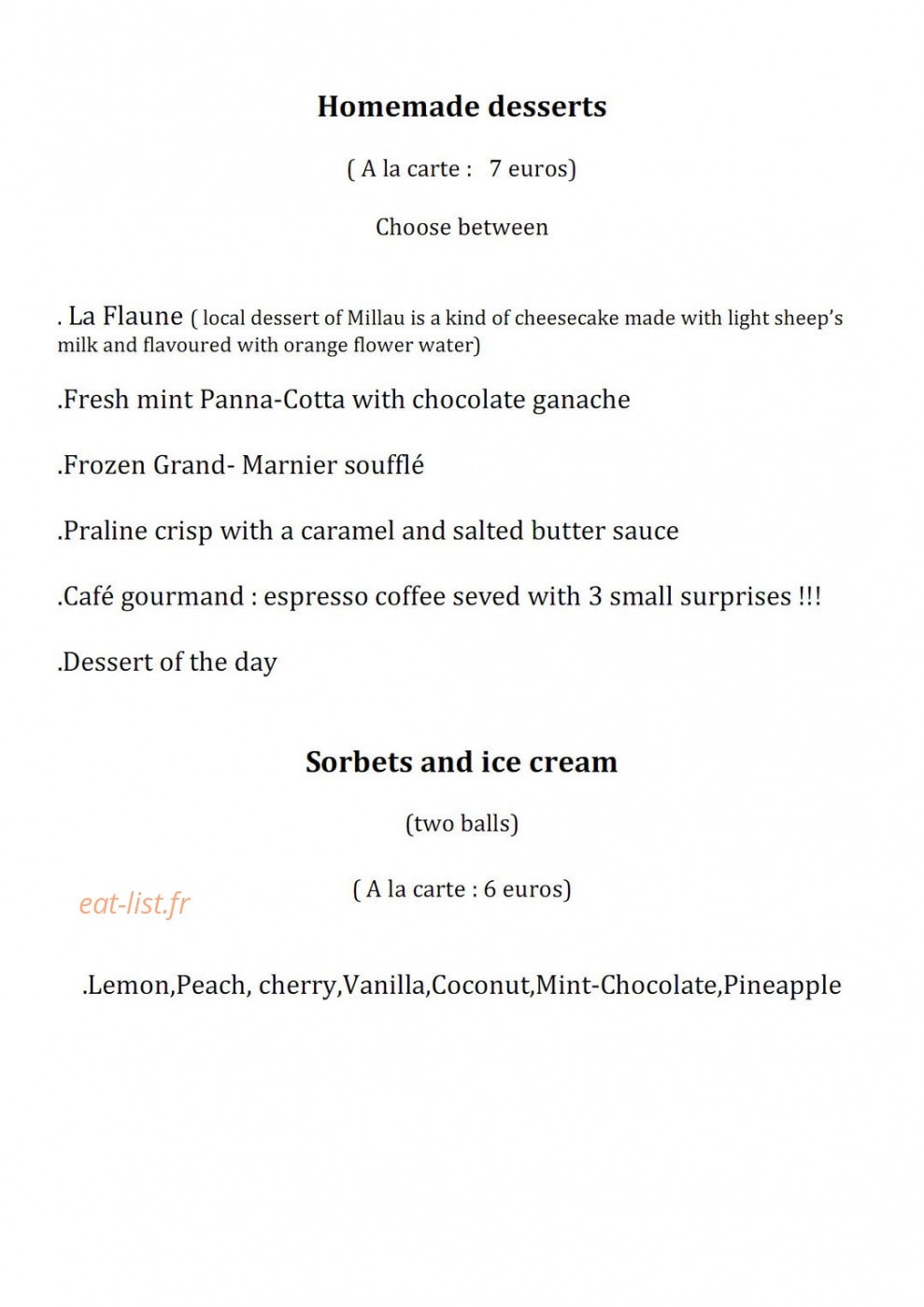 La Mangeoire — carte page 5